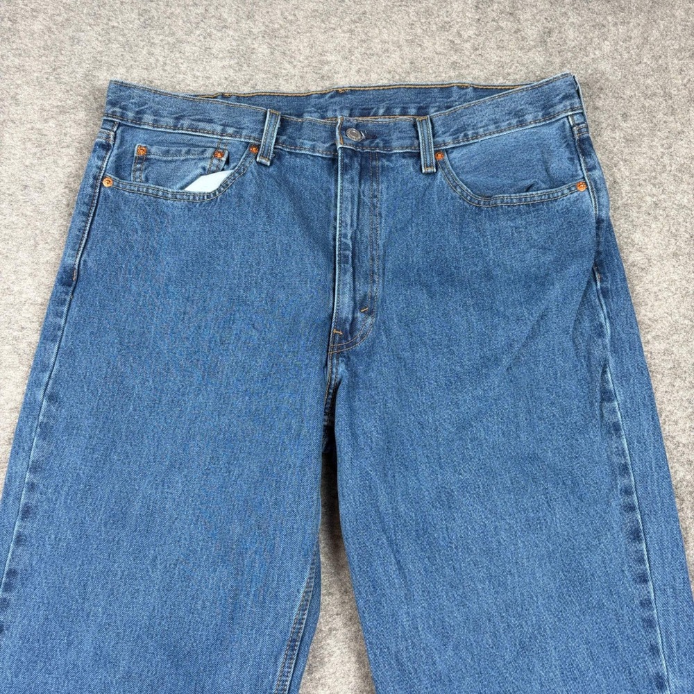 Levi's 550 Relaxed Fit Jeans Mens 38x30 Blue Denim Straight Leg Outdoors Utility